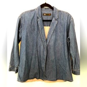 3x1 denim blouse